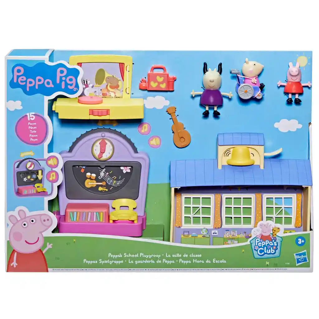 Peppa Pig Set de Escuela y Casa