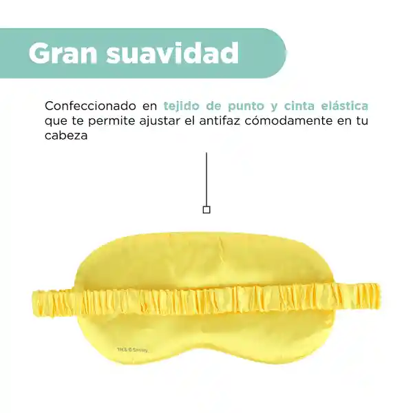 Antifaz Para Dormir Amarillo Miniso