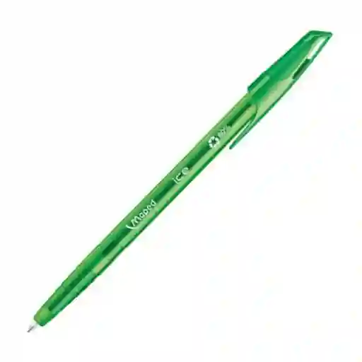 Bolígrafo Ice Verde 1mm. Maped