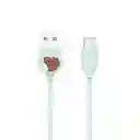 Miniso Cable de Datos we Bare Bears Pardo Micro Usb a Usb