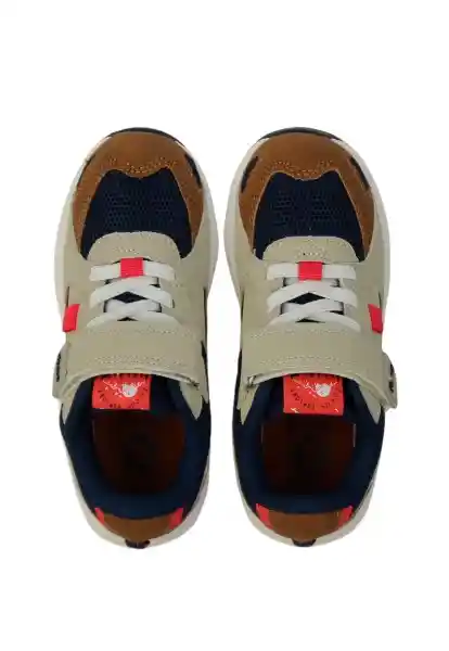 Zapatillas Sport Velcro Andante Niño Azul 22 881 Ficcus