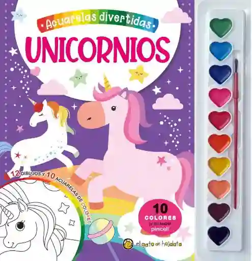 Acuarelas Divertidas Unicornios - El Gato de Hojalata