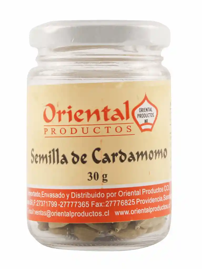 Oriental Cardamomo Semilla Frasco