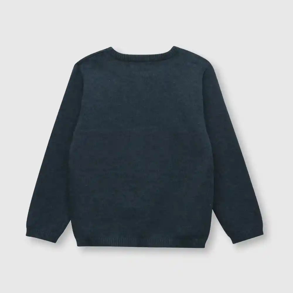 Suéter De Bebé Velero Niño Azul Talla 3/6m