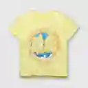 Polera Mickey De Niño Amarilla Talla 3a
