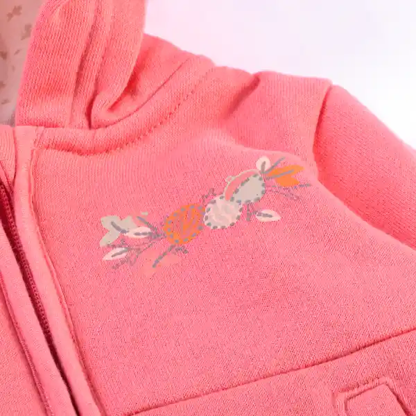 Polerón Niña Coral Talla 4 A Pillin