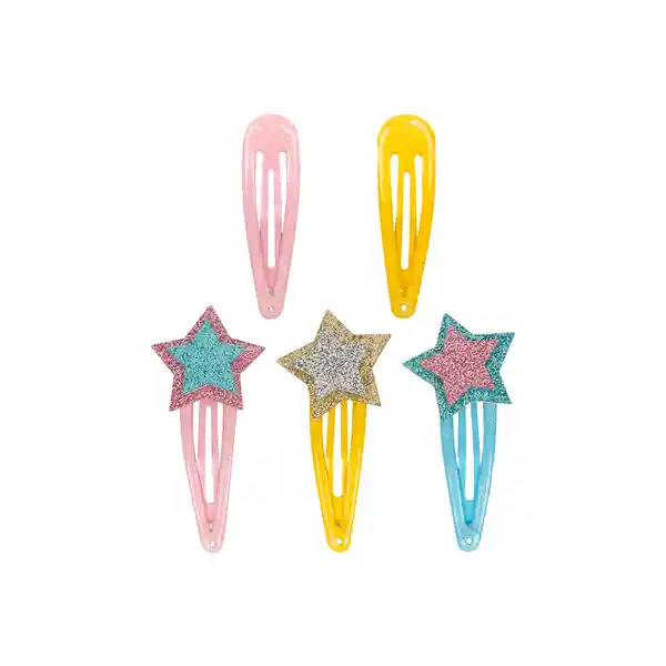 Set Broches Para Cabello Estrellas Miniso