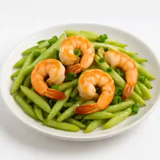 Diente de Dragon con Camarones