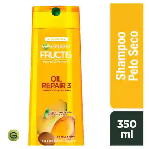 Fructis Shampoo Fortificante Oil Repair 3 Cabello Seco