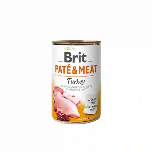 Brit Alimento Para Perro Paté y Carne Pavo