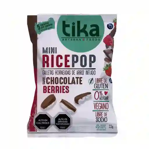 Tika Galleta Mini Rice Chocolate Berries