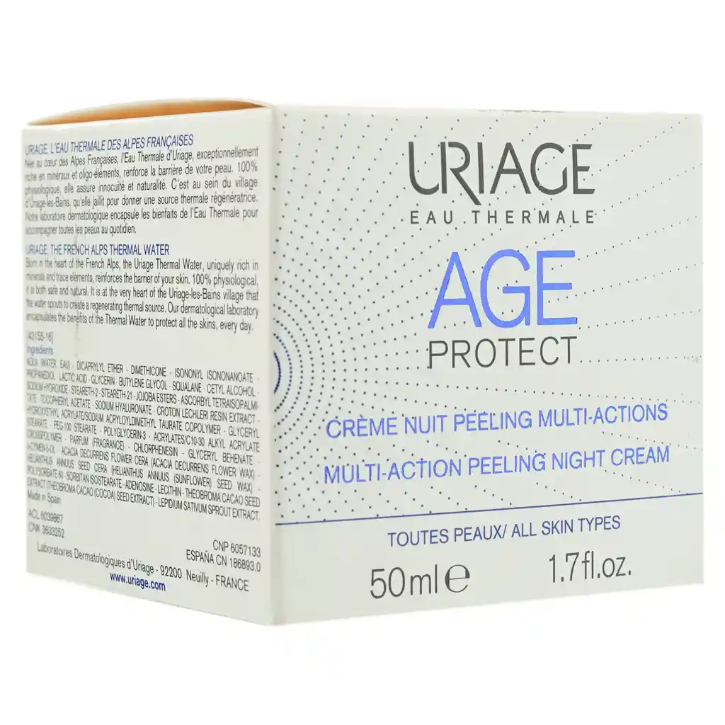 Uriage Crema Nocturna Age Protect  Peeling Multiacción