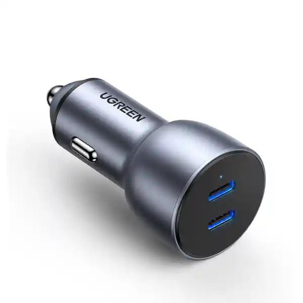 Ugreen Cargador de Automóvil USB-C + USB-C Power Delivery 40 W