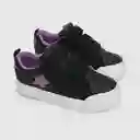 Zapatillas Glitter Plataforma Negro Talla 36