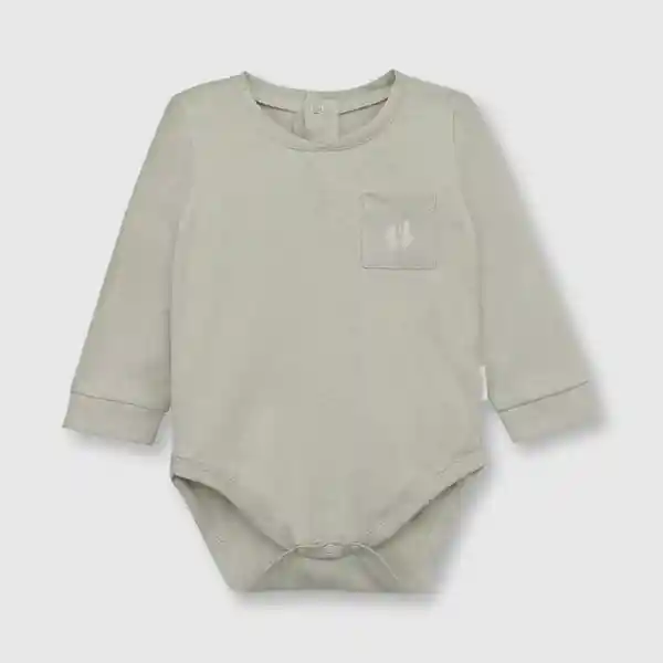 Body de Bebé Niño Color Oliva Talla 6/9M Colloky