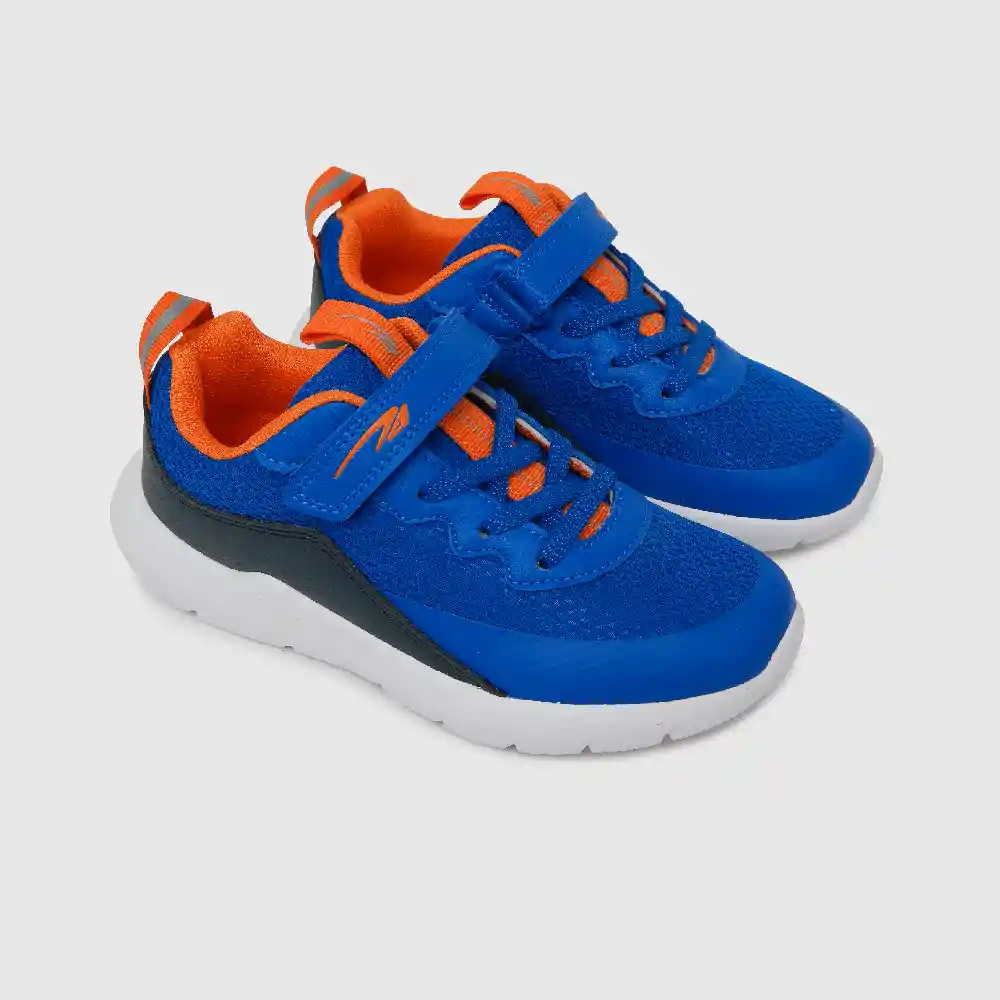 Zapatillas Deportiva Caña Baja De Niño Naranjo Talla 34