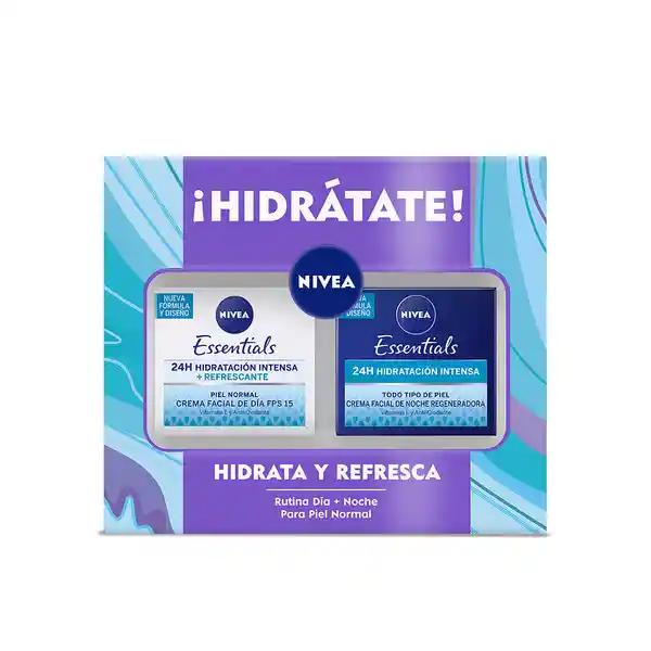 Nivea Kit Crema Facial Día Piel Normal + Crema Facial Noche