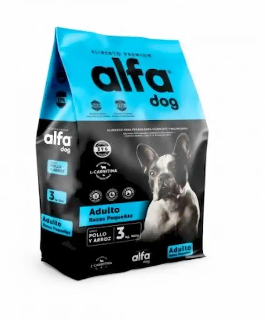 Alfa Dog Raza Pequeñas Alimento para Perro Adulto