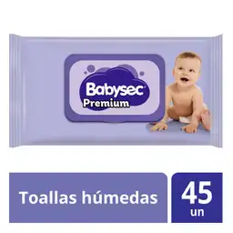 Babysec Toallita Húmeda Premium Con Aloe Vera