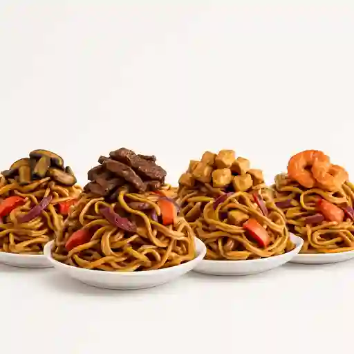 Variedad de Fetuccini Salteados