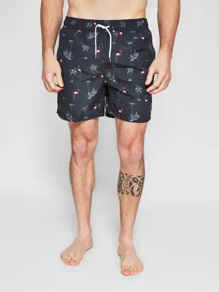 Kenneth Stevens Traje de Baño Eflamen Negro S SS25