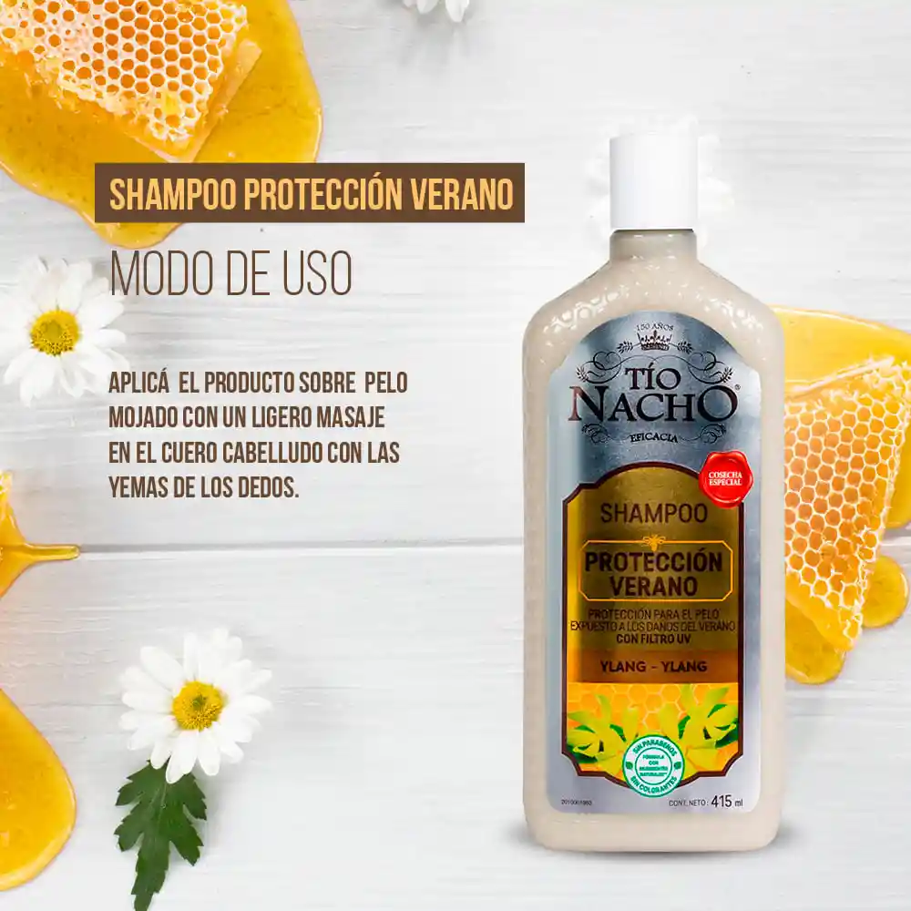 Tio Nacho Shampoo Protección Verano Ylang - Ylang