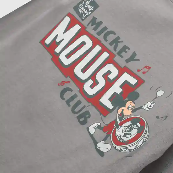 Polera Disney 100 de Bebé Color Gris Talla 6M Colloky