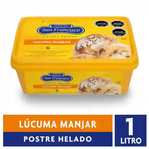 Helado Lúcuma Manjar San Francisco 1 Lt