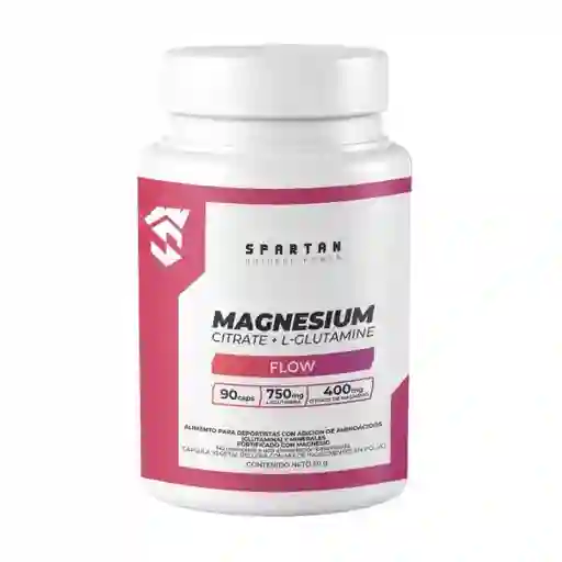 Spartan Flow Citrato de Magnesio/L-Glutamina (400 mg/750 mg)