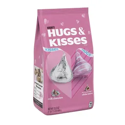 Hugs y Kisses Chocolates con Leche y Crema Peanut Butter