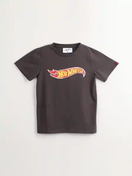 Hot Wheels Polera Manga Corta Niño Acero 10 V26 314014418
