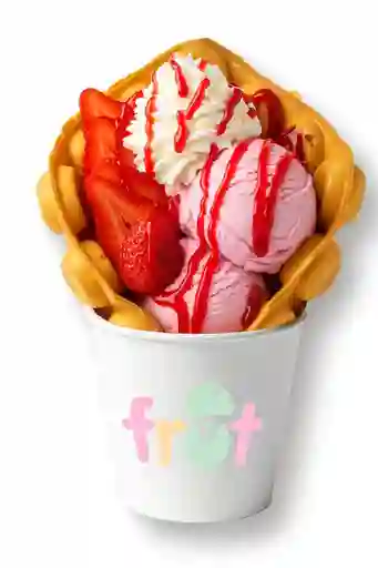 Bubble Waffle Frutilla