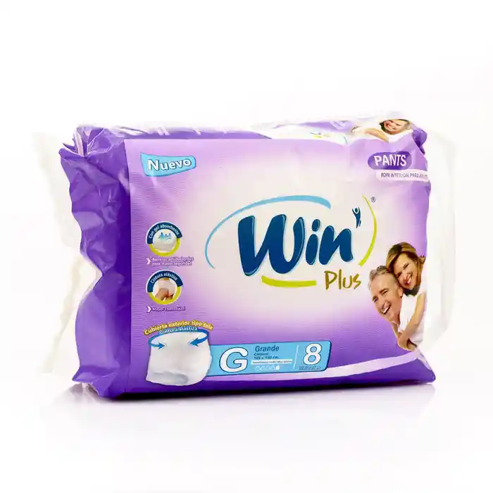 Win Plus Pañal Calzón Adulto Talla g