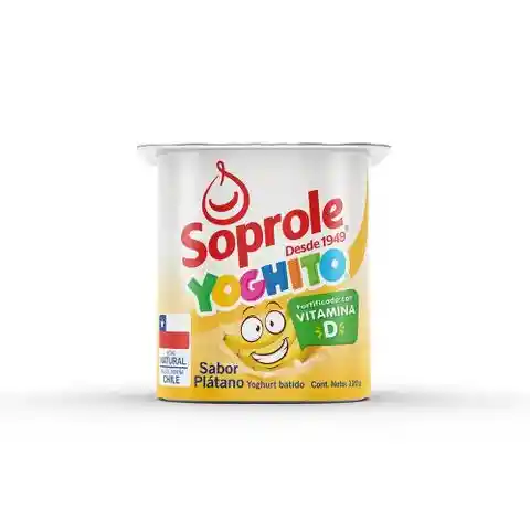 Soprole Yoghito Yogurt Batido Sabor a Plátano