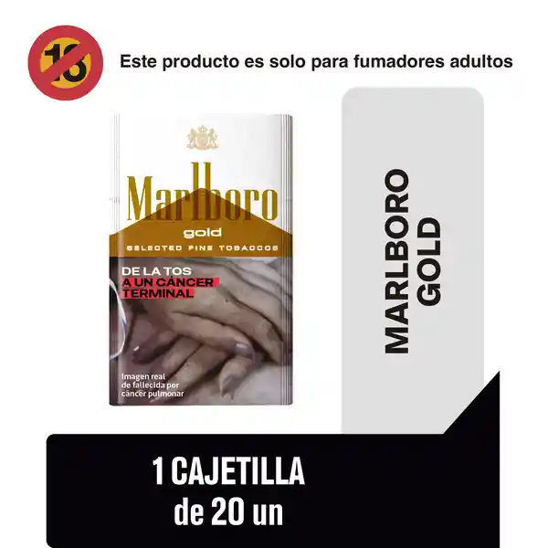 Marlboro Cigarrillo Gold