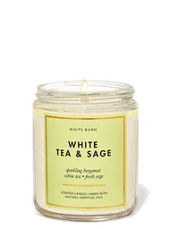 Bath & Body Vela Mediana White Tea And Sage