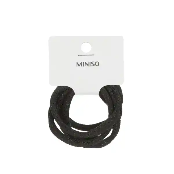 Miniso Banda Elástica Básica de Alambre Plateado Estilo Simple