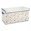 Baúl Organizador de Tela Con Divisiones 60 x 30 x 30 cm