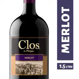 Clos de Pirque Vino Tinto Merlot 1.5 L