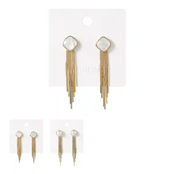 Aretes de Borla Modelos Mixtos Miniso