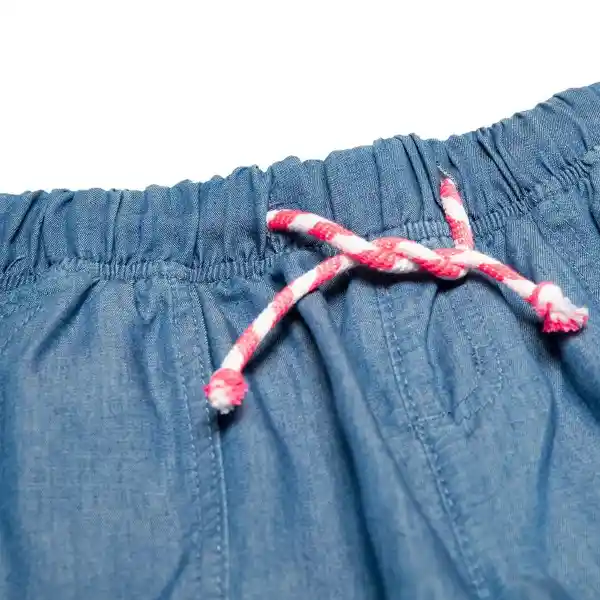 Short Niña Azul Pillin 8 a