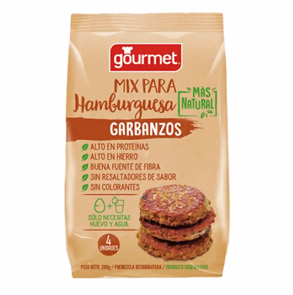 Gourmet Mix Hamburguesa Garbanzos