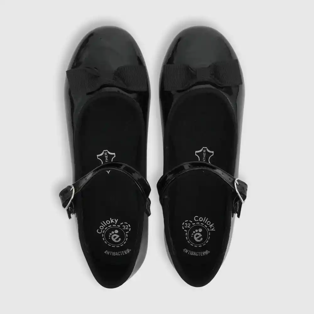 Ballerinas Charol Negro Talla 37