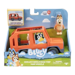 Bluey Vehículo Familiar y Mamá Chilli