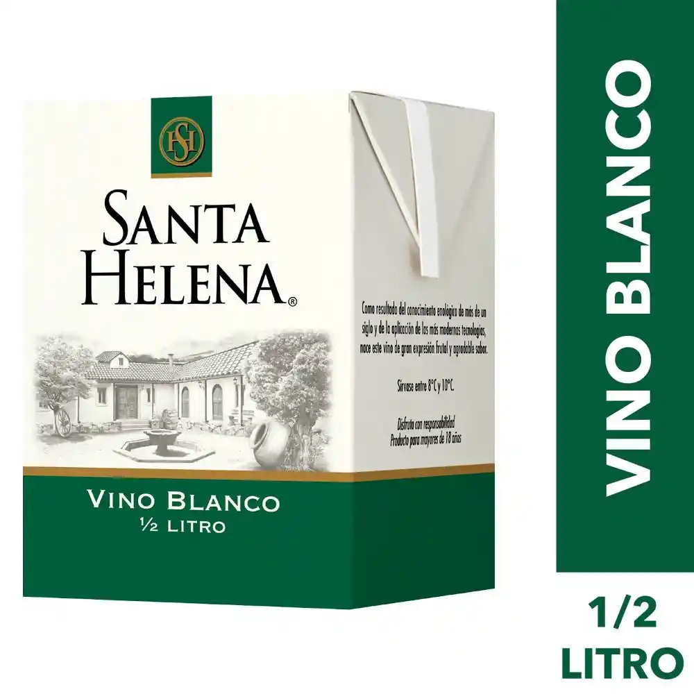Santa Helena Vino Cartón Blanco