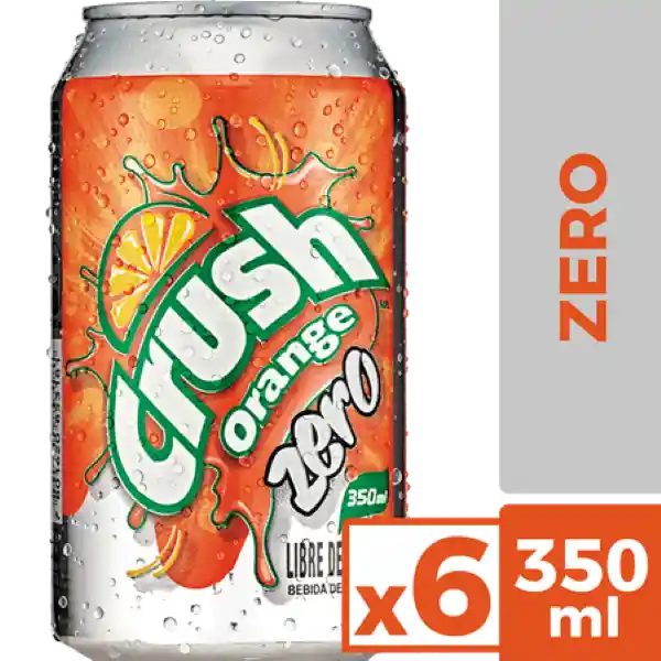 Crush Orange Zero Six Pack 
