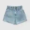Short Recogido Niña Azul Talla 10a