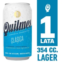 Cerveza Clasica Quilmes Lata