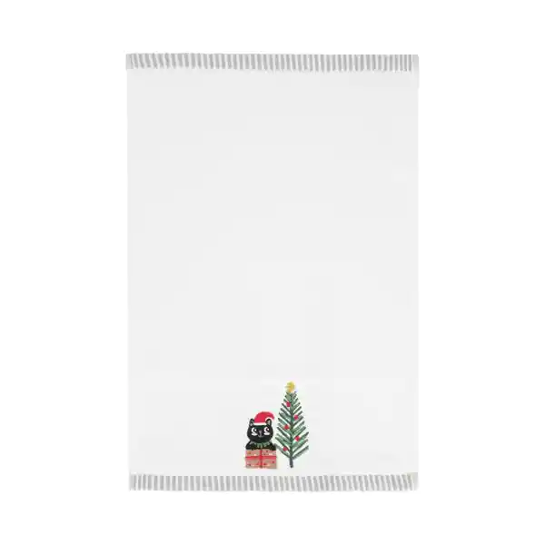 Set de Toalla de Algodón Bordado Navidad Casaideas