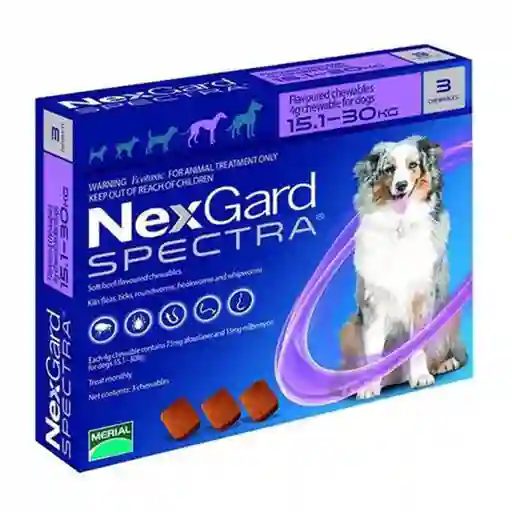 Nexgard Antiparasitario Spectra 15-30 Kg